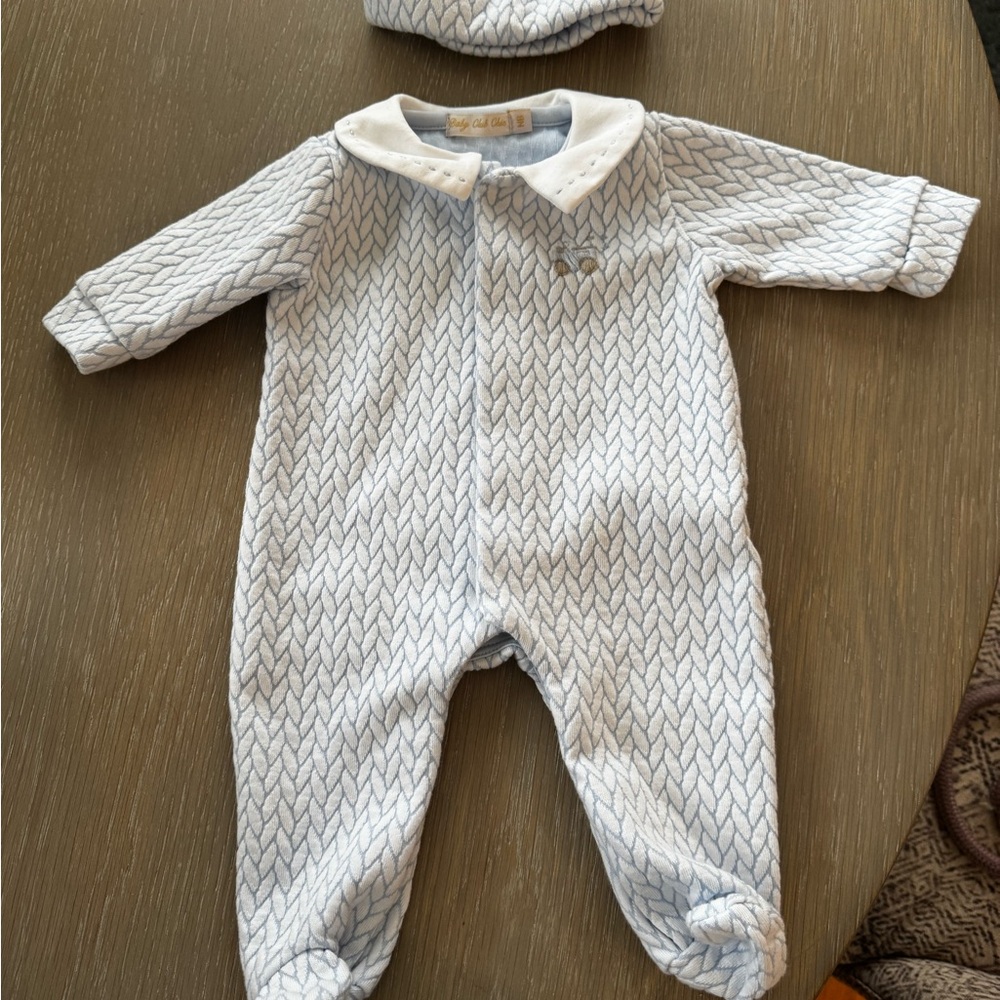 Cozy Blue Baby One Piece
